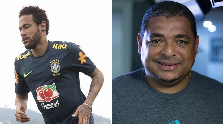 Ex-jogador Vampeta comentou caso polêmico envolvendo Neymar. (Foto: Montagem/Reprodução)