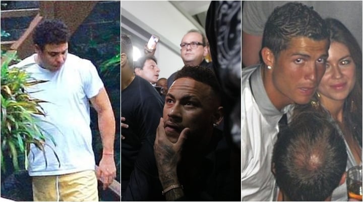 Além de Neymar, outros jogadores famosos se envolveram em escândalos que abalaram a carreira. (Foto: Montagem/Reprodução)