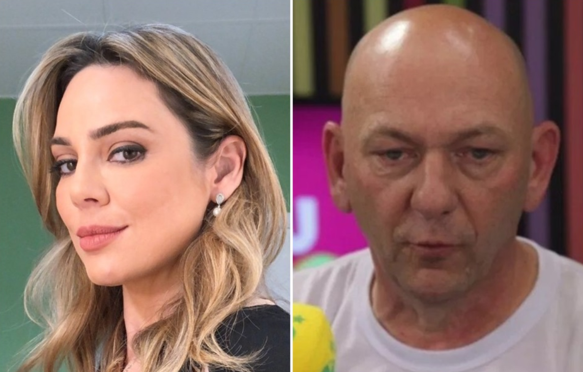 Briga entre a jornalista do SBT, Rachel Sheherazade e o empresário e amigo de Silvio Santos, Luciano Hang (Foto: Reprodução)