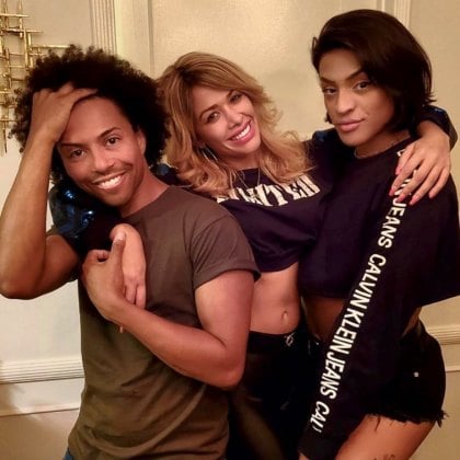 Pabllo e Shangela celebridades LGBTs nos EUA Foto: Reprodução