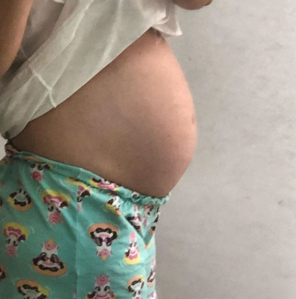 Tatá Werneck postou a barriga de grávida (Foto: Reprodução)