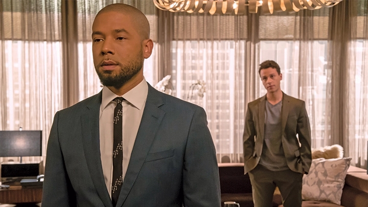 Ator Jussie Smollett em cena de Empire. (Foto: Divulgação)