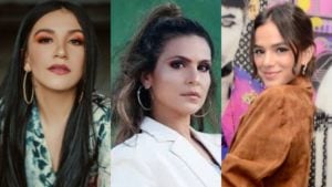 Priscilla Alcântara, Aline Barros e Bruna Marquezine (Foto: Montagem/TV Foco)