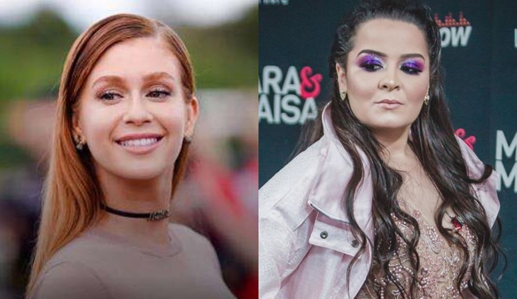 Marina Ruy Barbosa e Maraisa, da dupla com Maiara (Foto: Montagem/TV Foco)