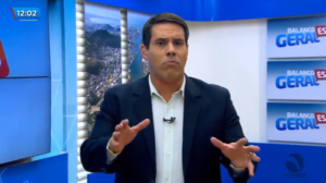 Amaro Neto no comando da versão capixaba do programa também é líder de audiência. (Foto: Reprodução)