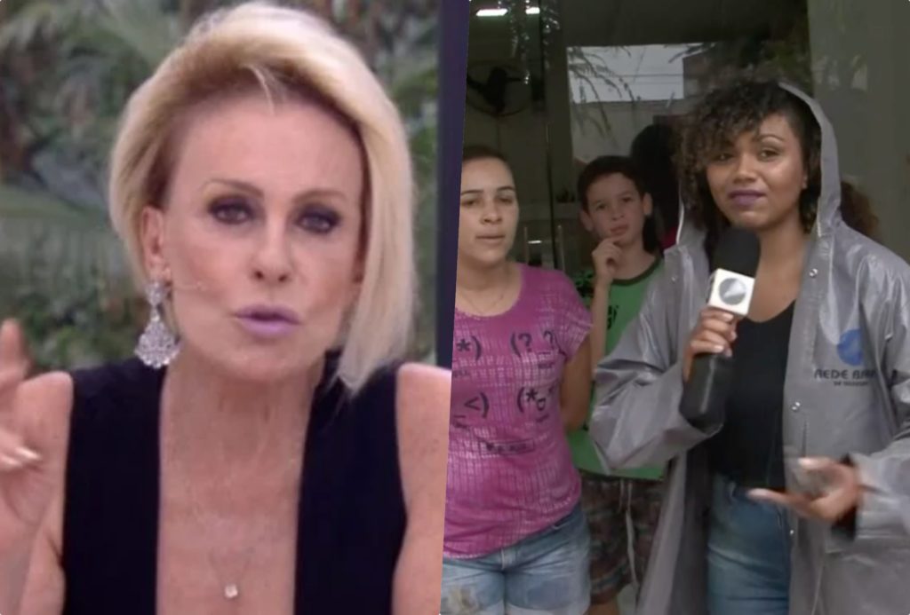 Ana Maria Braga ao vivo durante o Mais Você na Globo (Foto montagem: TV Foco)