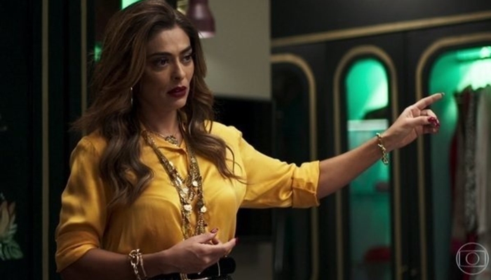 Maria da Paz (Juliana Paes) será humilhada por Josiane em A Dona do Pedaço (Foto: Reprodução/Globo)