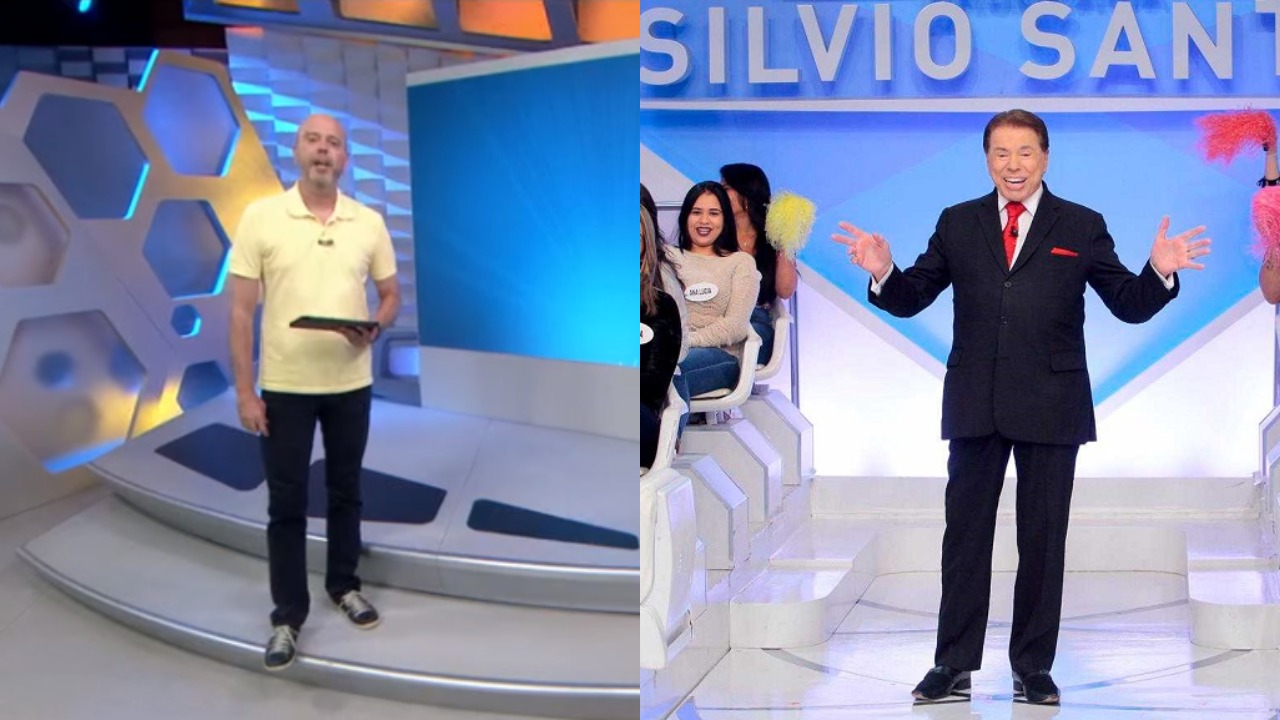 Alex Escobar também apresenta o "Globo Esporte", que debochou de Silvio Santos (Foto: Reprodução/Montagem TV Foco)