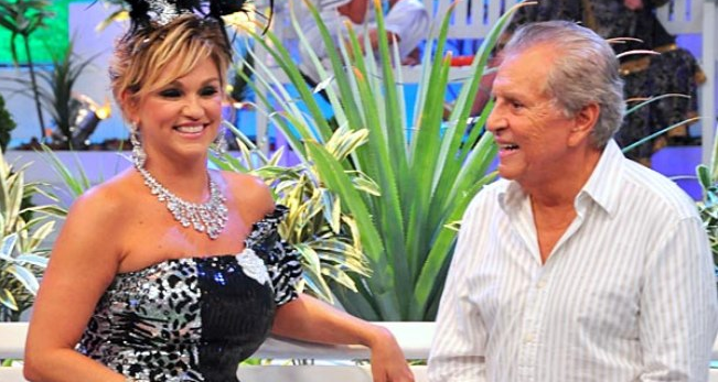 Andréa de Nóbrega e Carlos Alberto de Nóbrega (Foto: Divulgação/SBT)