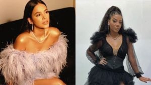 Bruna Marquezine e Ludmilla participam do mesmo grupo de estudos bíblicos (montagem: TV Foco)