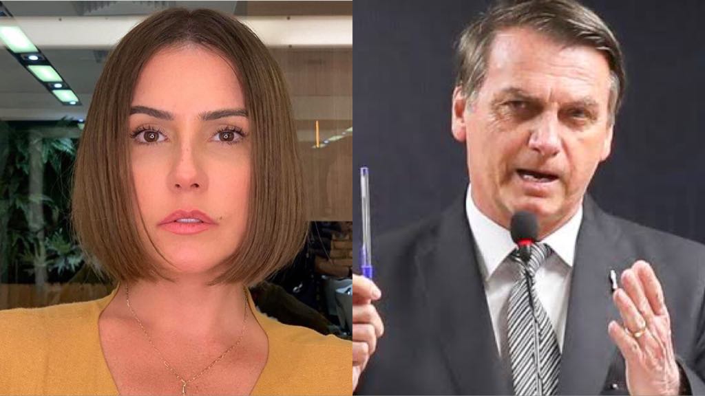 Deborah Secco diz que ficou triste e chocada após fala de Bolsonaro sobre Bruna Surfistinha (Montagem: TV Foco)