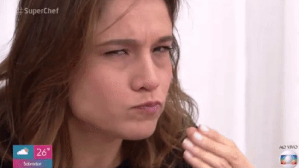 Fernanda Gentil participa como jurada do Super Chef, no programa de Ana Maria Braga na Globo (Imagem: Reprodução)