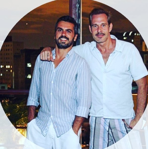 Jeff Lattarie e Nico Puig no dia do casamento (Foto: Reprodução/Instagram)