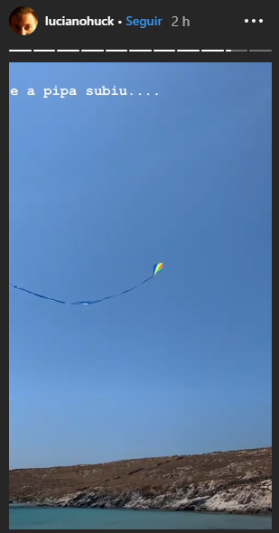 O apresentador do Caldeirão do Huck da Globo, Luciano Huck postou um vídeo em sua conta pessoal do Instagram Angélica (Foto: Reprodução/Instagram)