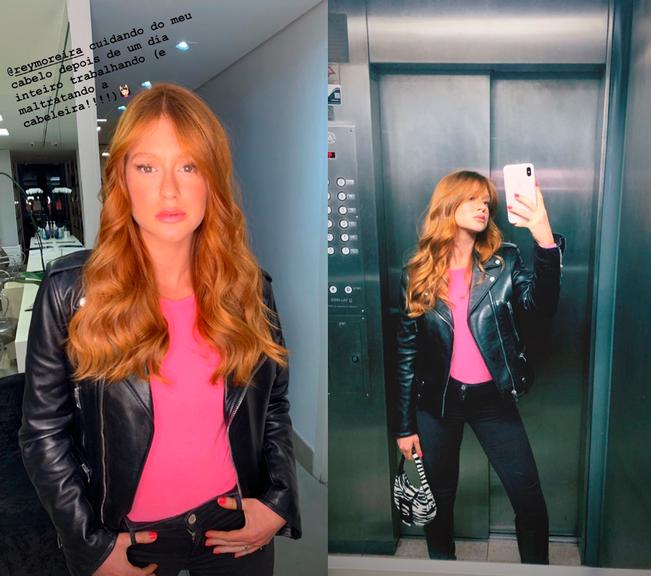 Marina Ruy Barbosa, muda o visual e deixa os cabelos mais curtos e enrolados (Imagem: Instagram)