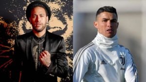 Imagem do post Neymar e Cristiano Ronaldo são pegos trocando socos em propaganda