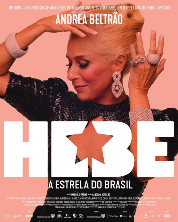 Pôster do filme de Hebe Camargo com Andréa Beltrão - Imagem: Divulgação