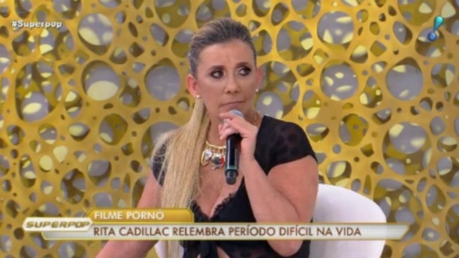 Rita Cadillac abriu o jogo e falou sobre filmes pornôs e prostituição (Foto: Reprodução/RedeTV)