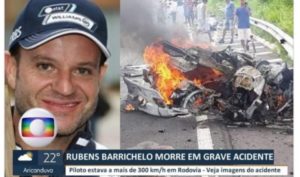Rubens Barrichello foi mais uma vítima de fake news na internet - Foto: Reprodução/Facebook