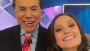 Silvio Santos e Larissa Manoela (Foto: Reprodução)