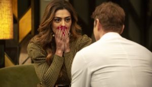 Maria da Paz (Juliana Paes) e Régis (Reynaldo Gianecchini) em A Dona do Pedaço (Foto: Reprodução/Globo)