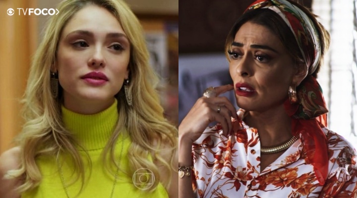 Isabelle Drummond está a frente de Verão 90 e Juliana Paes é protagonista de A Dona do Pedaço ambas novelas da Globo