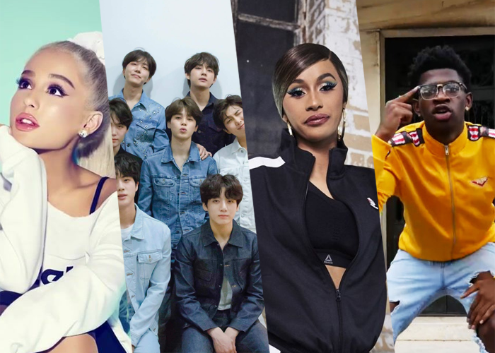 Ariana Grande, Cardi B e BTS estão entre os mais influentes do mundo (Foto: Reprodução)