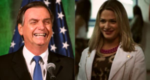 Bolsonaro em A Dona do Pedaço da Globo com Britney? (Foto: Montagem/TV Foco)