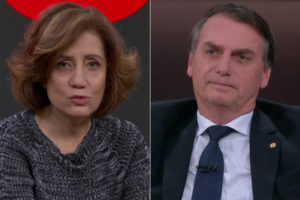 Miriam Leitão voltou a criticar o presidente Jair Bolsonaro (Foto: Montagem)