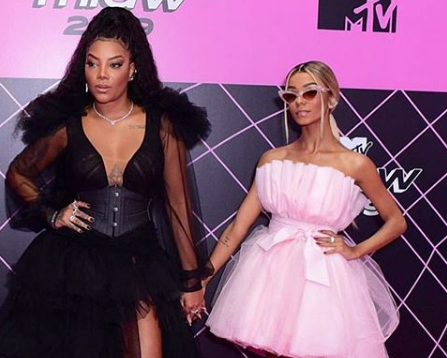 Ludmilla e Brunna Gonçalves no Miaw MTV (Foto: Reprodução/ Instagram)