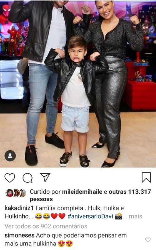 Simone quer ficar grávida pela segunda vez (Foto: Reprodução/ Instagram)