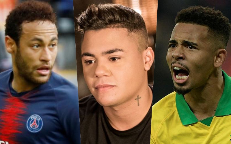 Felipe Araújo faz dura proibição em seu aniversário para convidados como Neymar, Gabriel Jesus, Miranda Foto: Montagem TV Foco 