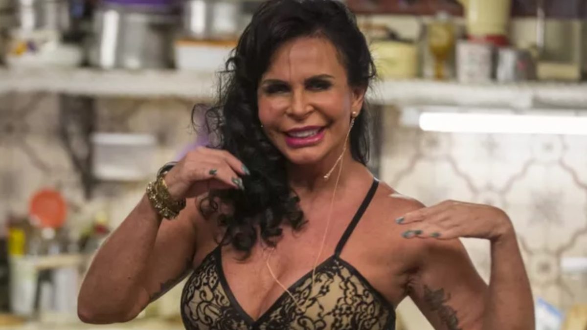 Gretchen surpreendeu o público ao aparecer na novela A Dona do Pedaço (Foto: Divulgação)