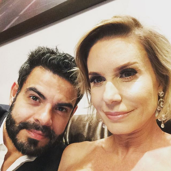 Paula Burlamaqui e Edu Reyes (Foto: Reprodução/ Instagram) Órfãos da Terra