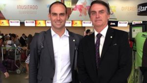 Eduardo e Jair Bolsonaro (Foto: Reprodução)