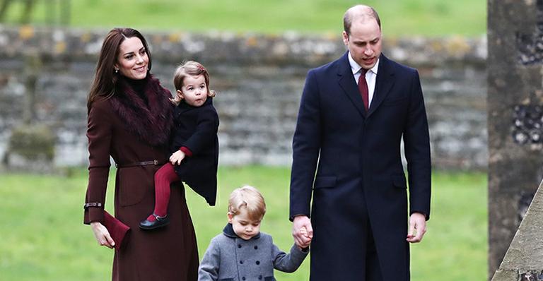 Kate Middleton, príncipe William e filhos (Foto: Reprodução)