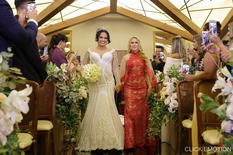 Casamento de Natália Saraff, primogênita de Joelma, com Janio Loiola (Foto: Click Emotion)