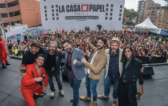 La Casa de Papel ganha festa de abertura (Foto: Reprodução)