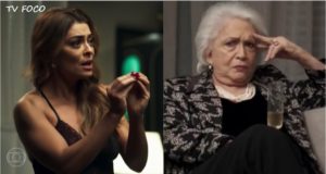 Gladys é inimiga declarada de Maria da Paz em A Dona do Pedaço da Globo (Foto: Montagem/TV Foco)