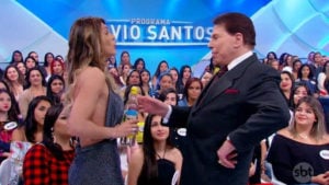 Silvio Santos e Lívia Andrade tiveram relação íntima exposta (Foto: Reprodução)