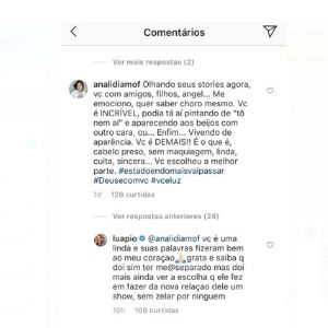 Luana Piovani responde a comentário de seguidor e detona o ex-marido, Pedro Scooby (Foto: Reprodução/Instagram).