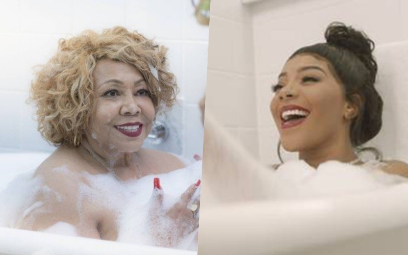 As cantoras Ludmilla e Alcione estrelaram campanha da Eudora, ao lado de Xuxa e Angélica (Reprodução)