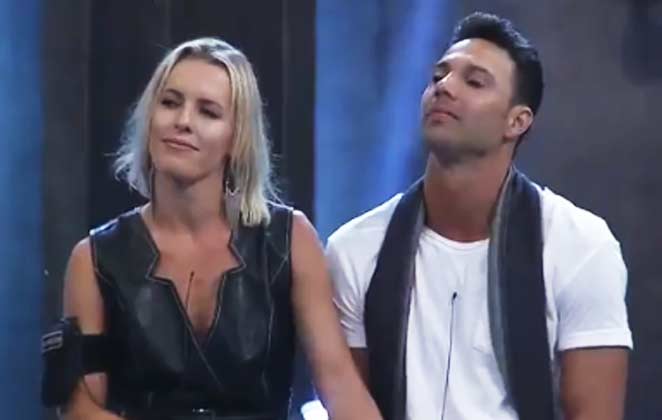 Ju Valcézia e Ricarddo Manga são eliminados do Power Couple Brasil (Foto: Reprodução) 