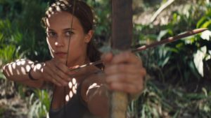 Filme Tomb Raider: A Origem Da Vida na Sessão Da Tarde (Foto: Reprodução)