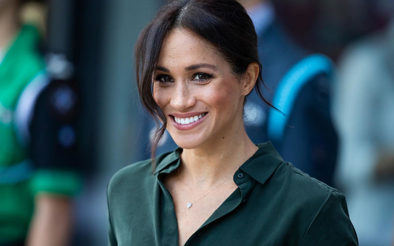 A duquesa Meghan Markle proibiu os fãs de tirarem fotos dela (Foto: Reprodução)