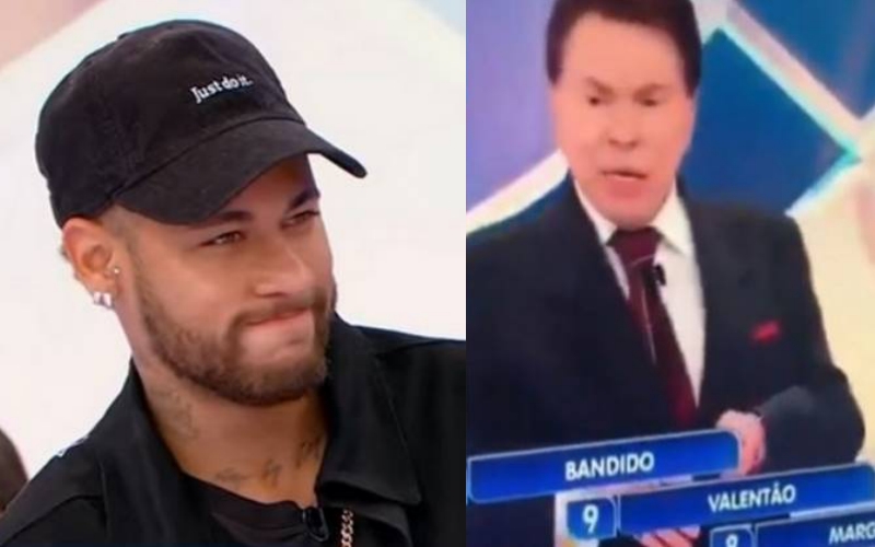 Silvio Santos humilha Neymar no SBT, plateia se revolta e xinga apresentador: "marginal" Foto: Reprodução