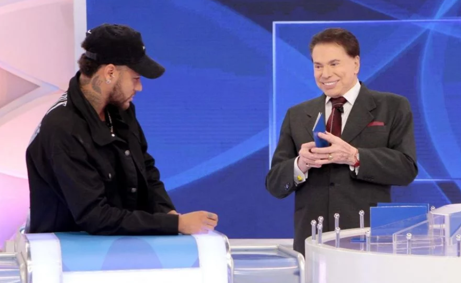 Neymar e Silvio Santos falaram sobre Anitta no Jogo das 3 Pistas (Foto: Divulgação)