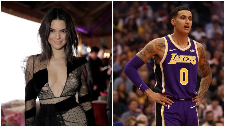 A modelo Kendall Jenner encontrou seu ex Kyle Kuzma em uma viagem com seu namorado (Foto: Reprodução)