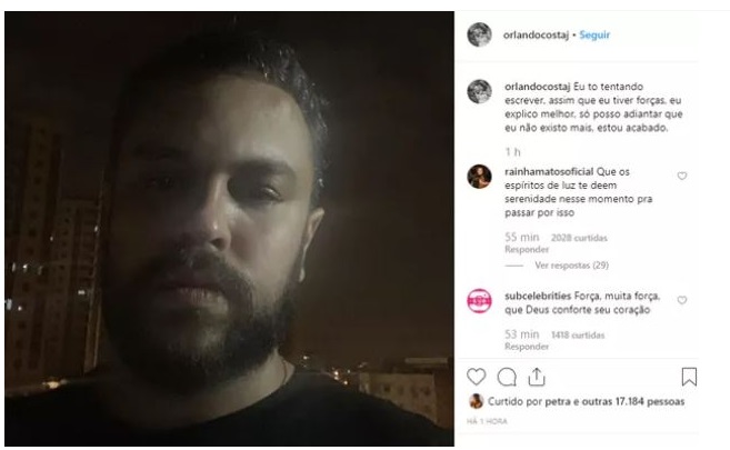 Ex-noivo da blogueira Alinne Araújo desabafou sobre o ocorrido (Reprodução: Instagram)