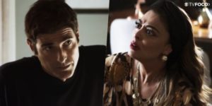 Régis (Reynaldo Gianecchini) e Maria da Paz (Juliana Paes) em A Dona do Pedaço (Foto: Montagem/TV Foco)